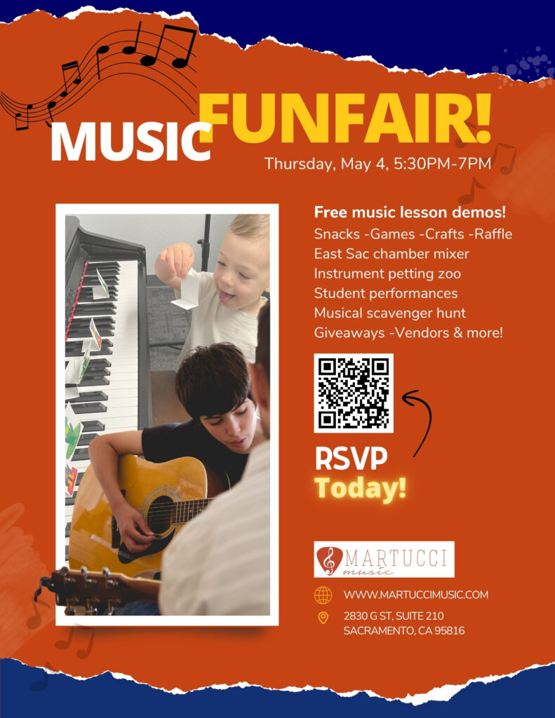 Music for Kids Sacramento | Music Funfair | Music Lessons for Kids Near Me | Family fun this weekend
